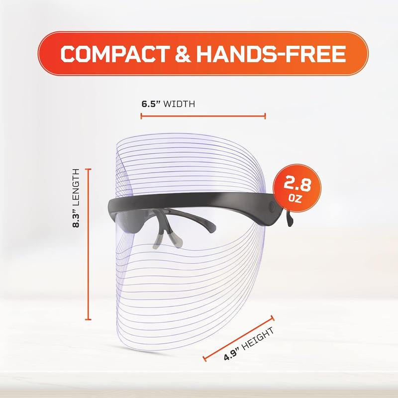 Lifepro Led Face Mask Light Therapy for Face, Portable Light Therapy Mask