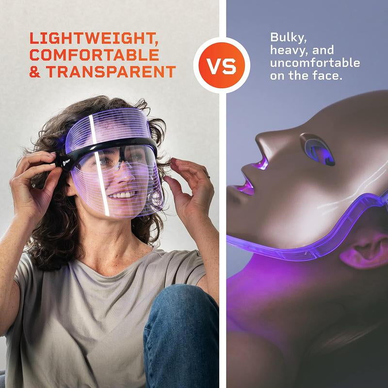 Lifepro Led Face Mask Light Therapy for Face, Portable Light Therapy Mask