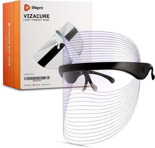 Lifepro Led Face Mask Light Therapy for Face, Portable Light Therapy Mask